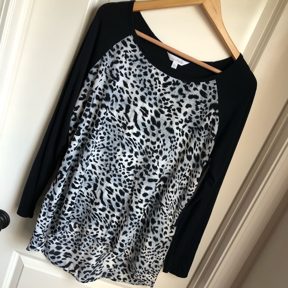 Charming Charlie animal print top